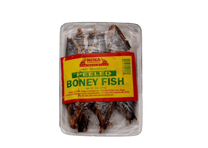 Peeled Boney Fish