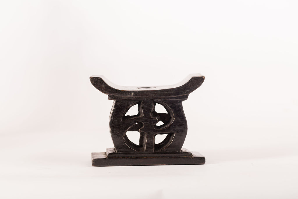 African stool sculpture